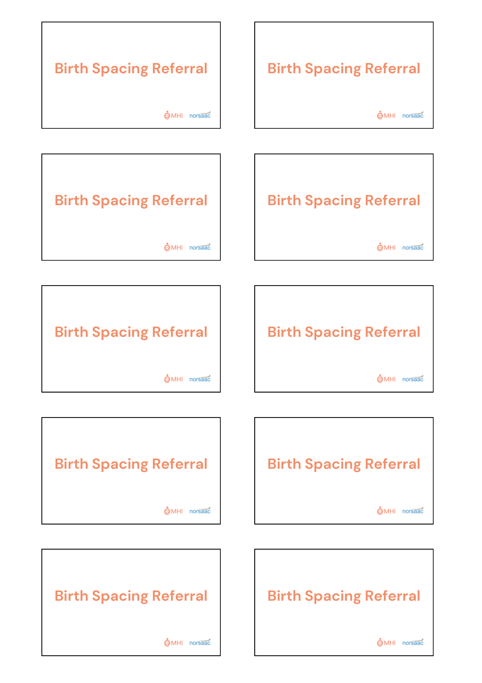 Programming Resources - Maternal Health Initiative